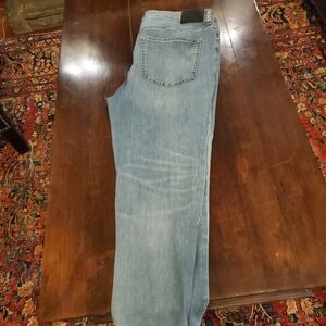 Express Light Blue Men's Straight Jeans